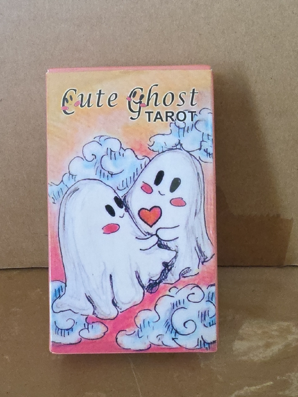 Cute Ghost Tarot Deck - Pink & White Pocket Deck